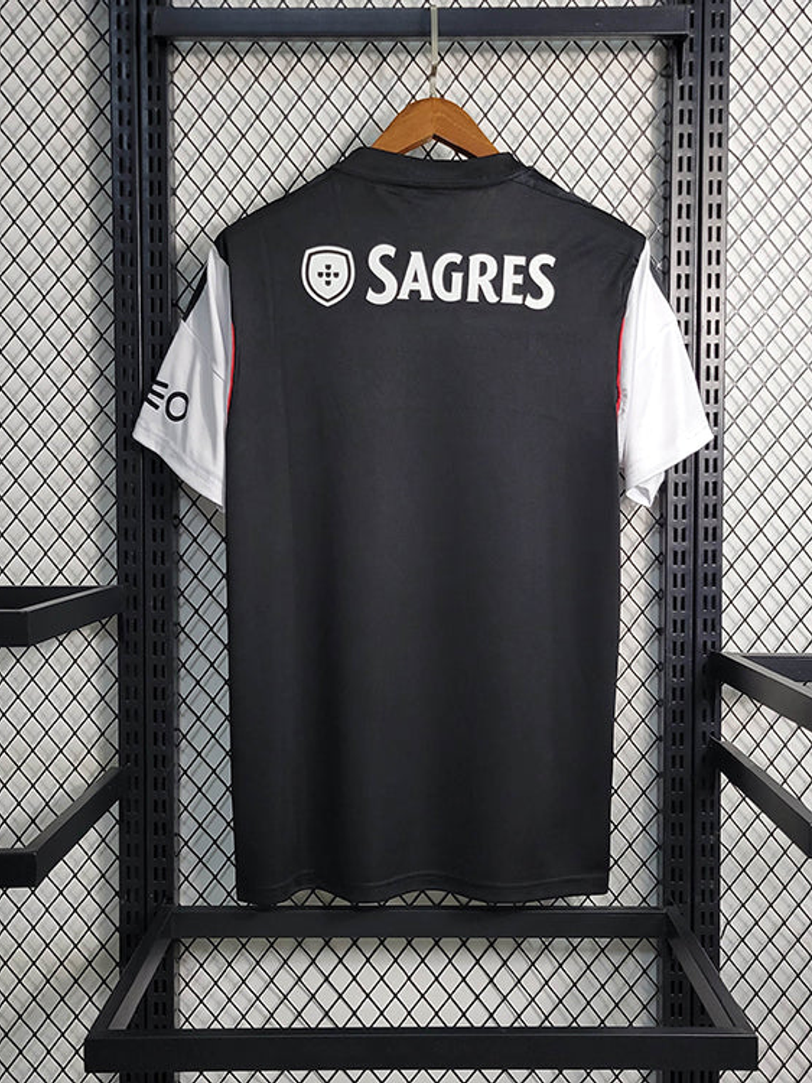 CAMISA RETRÔ DO BENFICA 13/14 BRANCO E PRETO 3