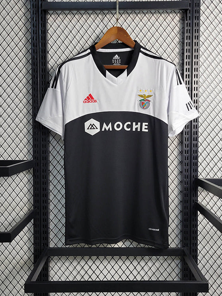 CAMISA RETRÔ DO BENFICA 13/14 BRANCO E PRETO 5
