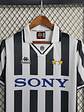 CAMISA RETRÔ DA JUVENTUS 95/97 BRANCO E PRETO - Thumbnail 4