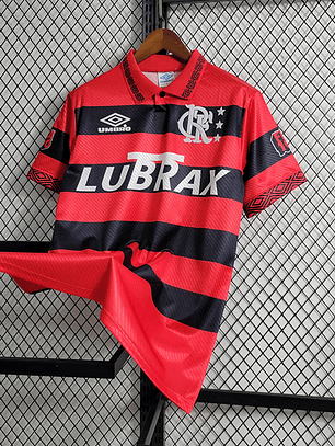 CAMISA RETRÔ DO FLAMENGO 94/95 VERMELHO E PRETO