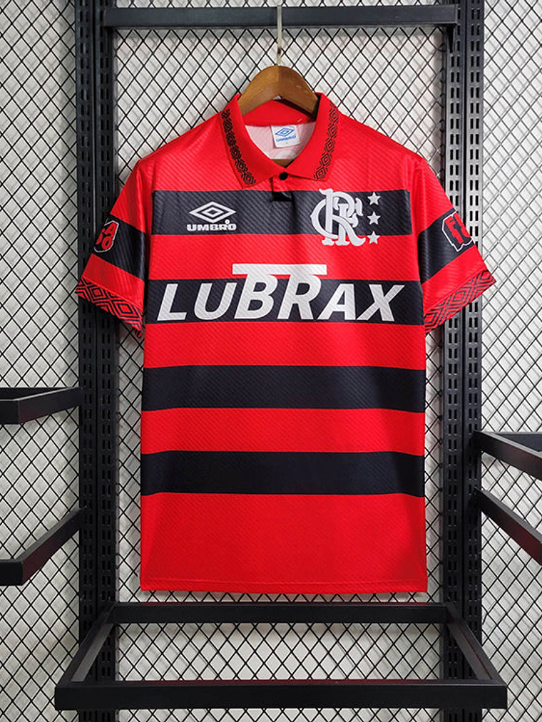 CAMISA RETRÔ DO FLAMENGO 94/95 VERMELHO E PRETO 2
