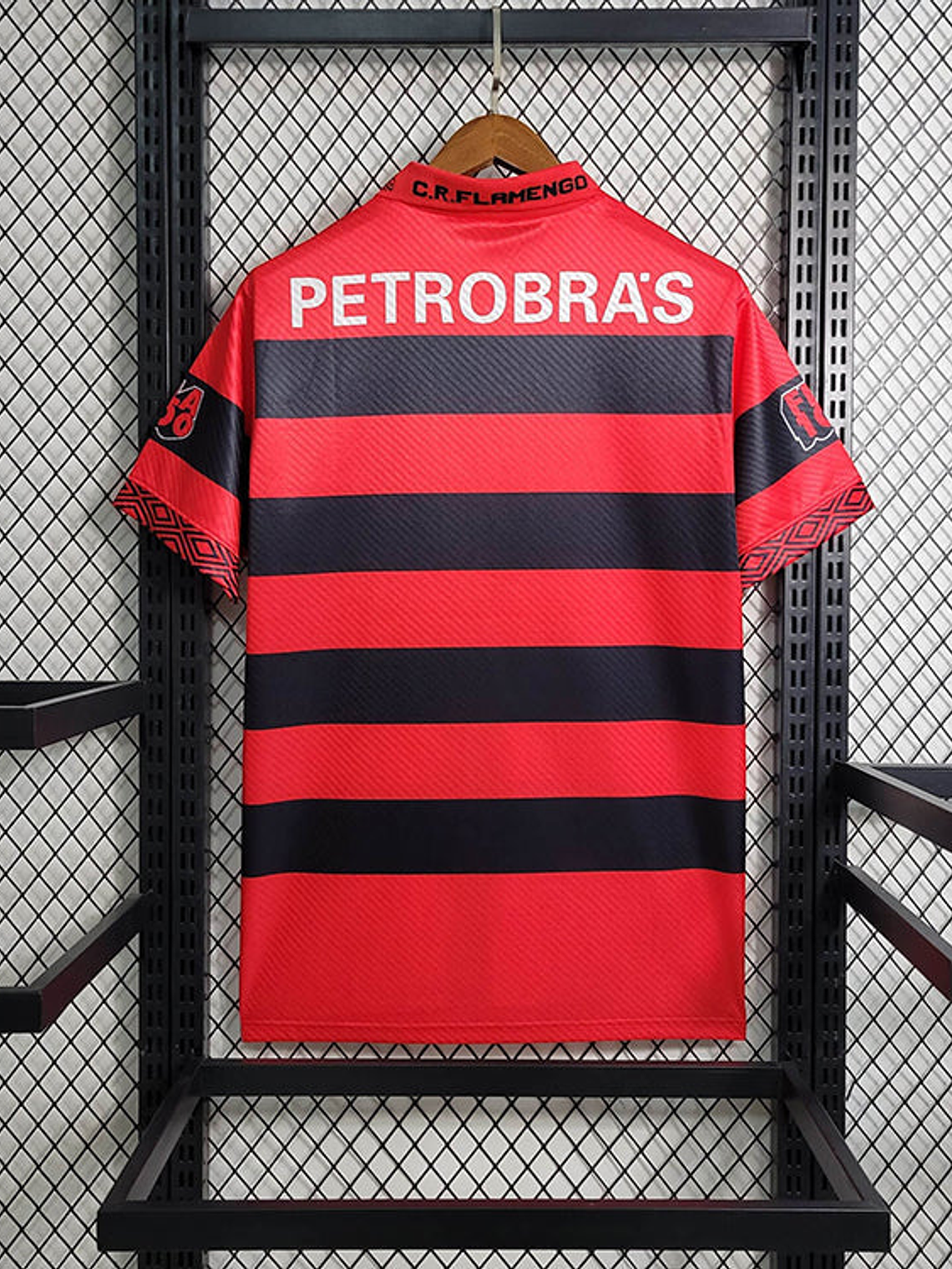 CAMISA RETRÔ DO FLAMENGO 94/95 VERMELHO E PRETO 4