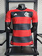 CAMISA VERSÃO PLAYER DO FLAMENGO 23/24 VERMELHO E PRETO - Thumbnail 1