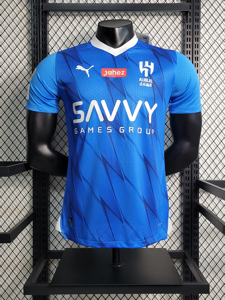 CAMISA VERSÃO PLAYER DE AL HILAL 23/24 AZUL 1