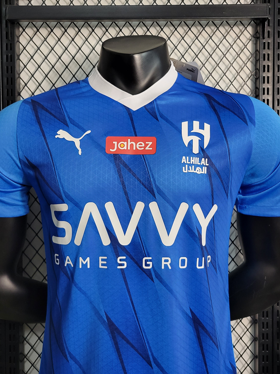 CAMISA VERSÃO PLAYER DE AL HILAL 23/24 AZUL 3