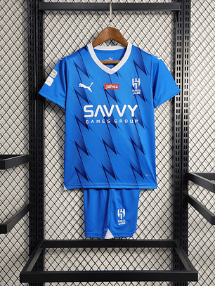 KIT INFANTIL DO AL HILAL 23/24 AZUL