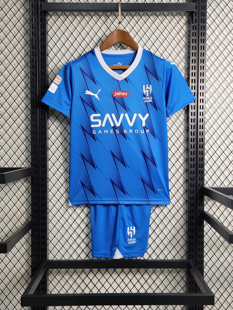 KIT INFANTIL DO AL HILAL 23/24 AZUL 1