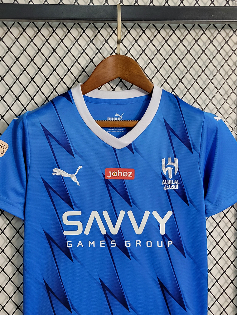 KIT INFANTIL DO AL HILAL 23/24 AZUL 2