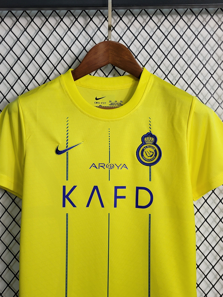 KIT INFANTIL DO AL NASSR 23/24 AMARELO 5