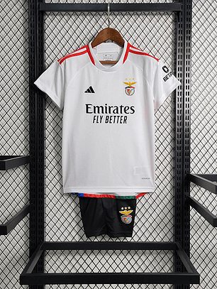 KIT INFANTIL DO BENFICA 23/24 BRANCO