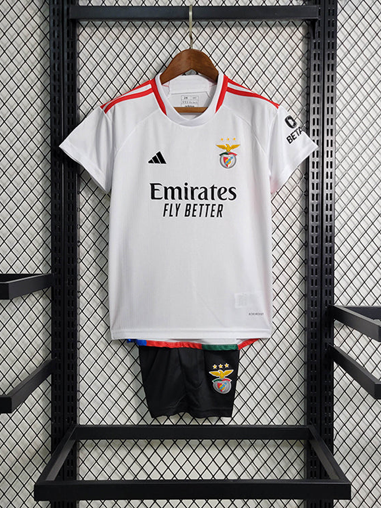 KIT INFANTIL DO BENFICA 23/24 BRANCO 1