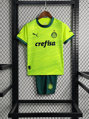 KIT INFANTIL DO PALMEIRAS 23/24 VERDE NEON