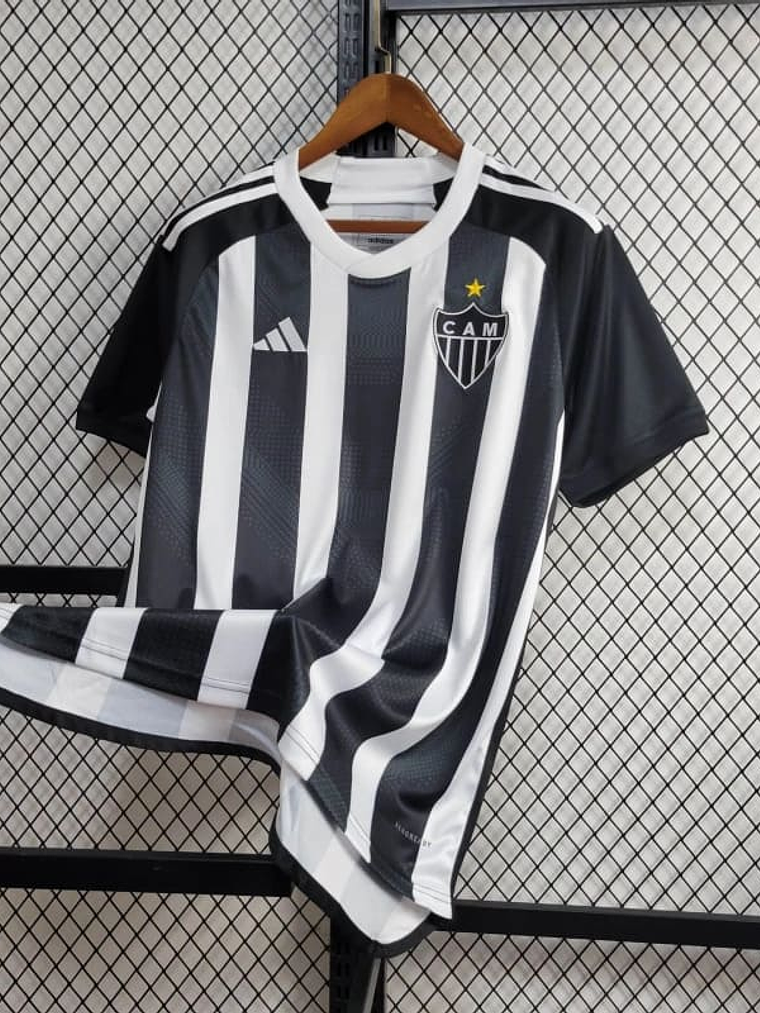 CAMISOLA DO ATLETICO MINEIRO 24/25 PRETO E BRANCO 1