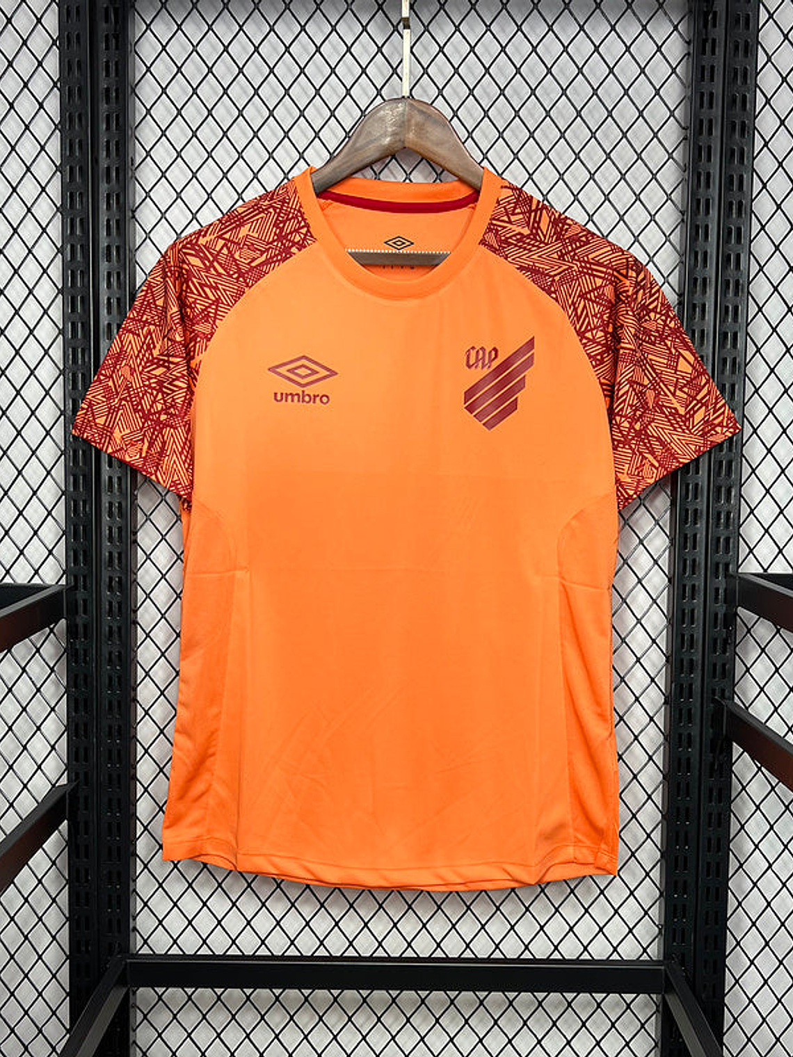 CAMISOLA DO ATLETICO PARANAENSE 24/25 LARANJA TREINO 2