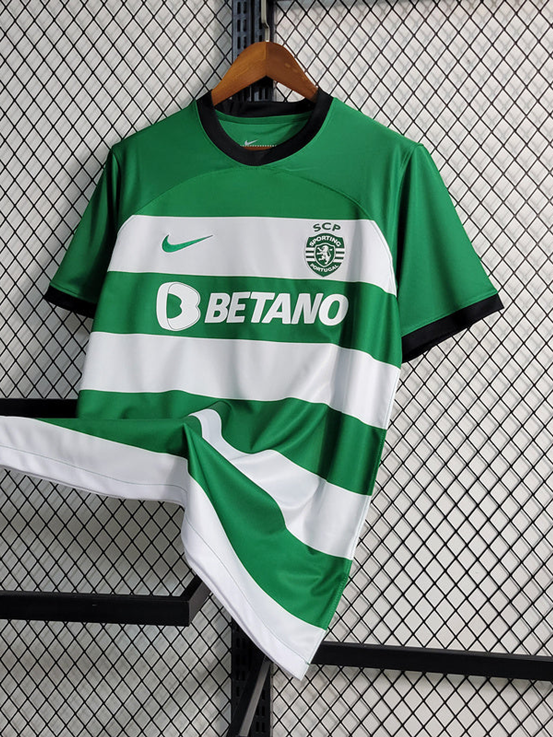 CAMISOLA DO SPORTING LISBOA 23/24 VERDE E BRANCO 1