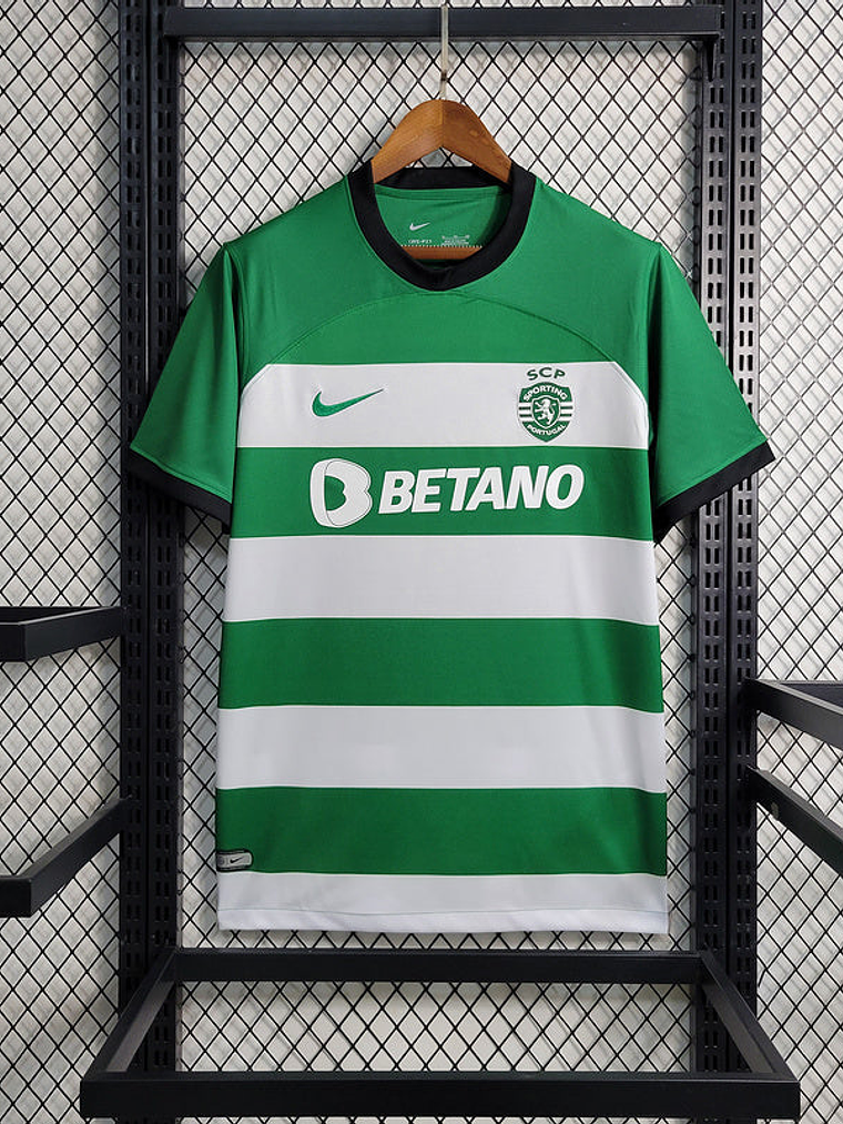 CAMISOLA DO SPORTING LISBOA 23/24 VERDE E BRANCO 2
