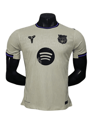 CAMISOLA VERSÃO PLAYER DO BARCELONA 25/26 BEGE