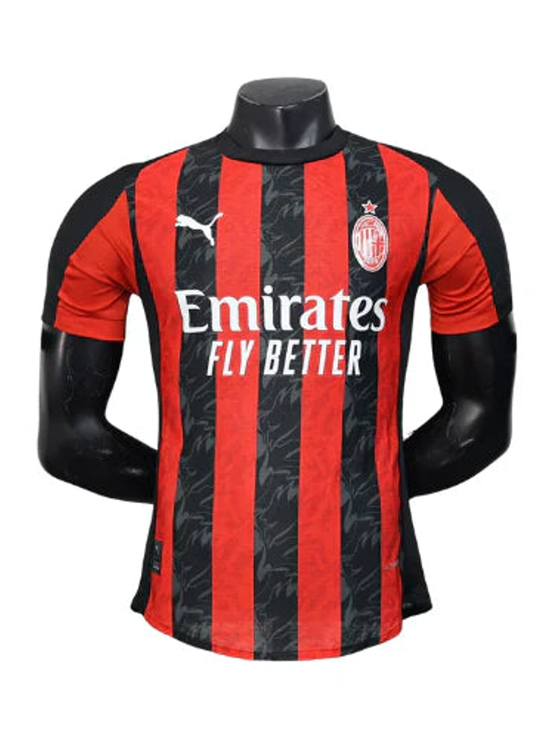 CAMISOLA VERSÃO PLAYER DO MILAN 25/26 VERMELHO E PRETO 1