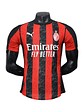 CAMISOLA VERSÃO PLAYER DO MILAN 25/26 VERMELHO E PRETO - Thumbnail 1