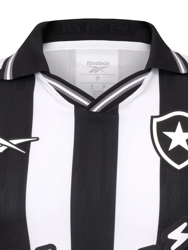 CAMISOLA DO BOTAFOGO 25/26 BRANCO E PRETO 2