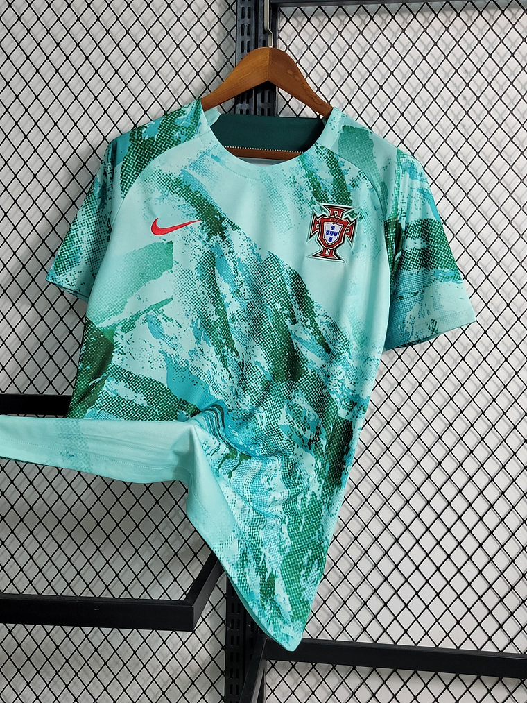 CAMISOLA DA SELEÇÃO DE PORTUGAL 23/24 VERDE TREINO 1