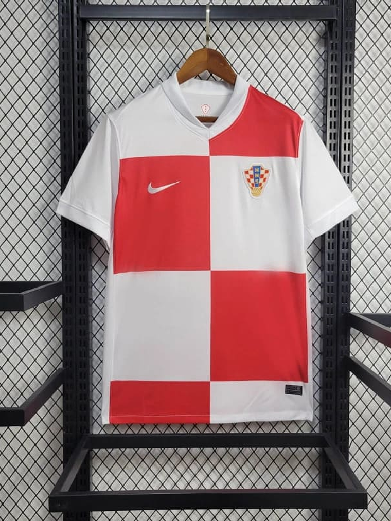 CAMISOLA DA SELEÇÃO DA CROACIA 24/25 BRANCO E VERMELHO 2