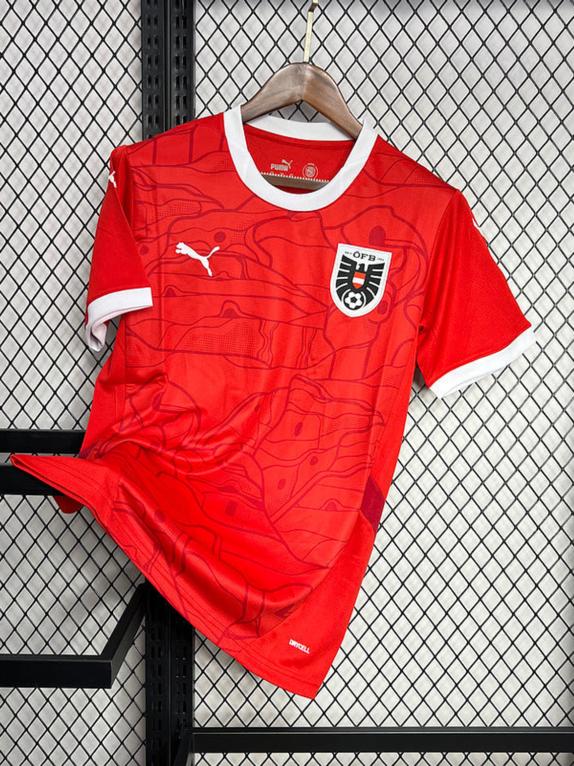 CAMISOLA DA SELEÇÃO DA AUTRIA 24/25 VERMELHO 1