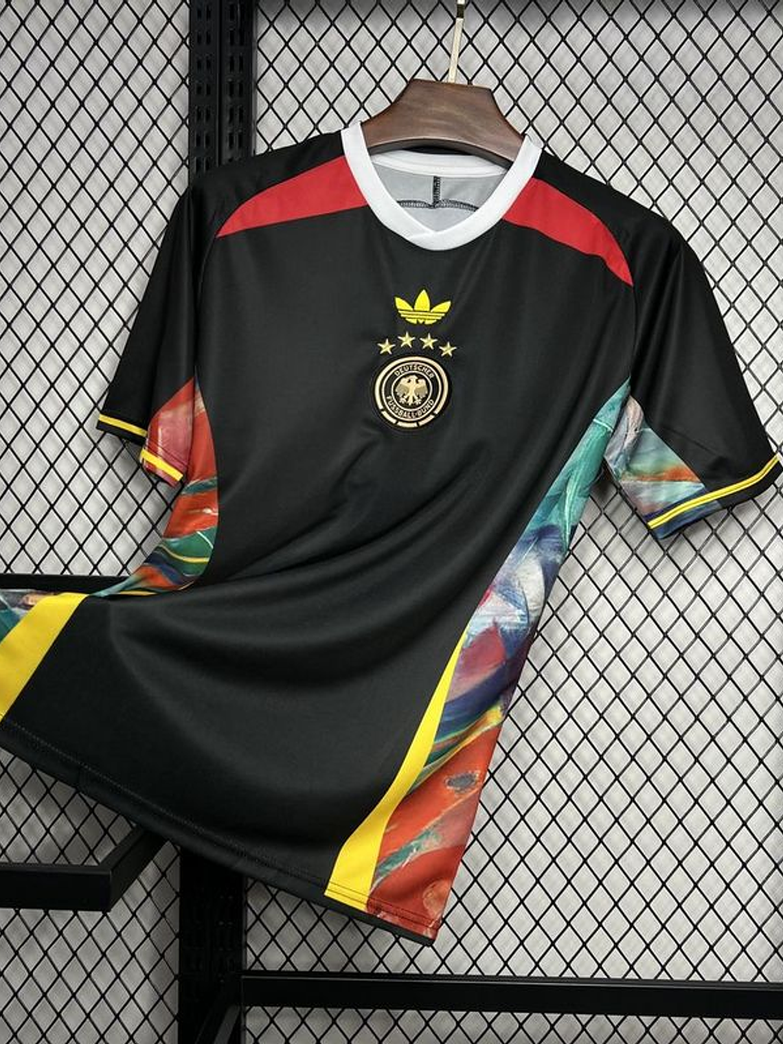 CAMISOLA DA SELEÇÃO DO GERMANY 24/25 PRETO 1