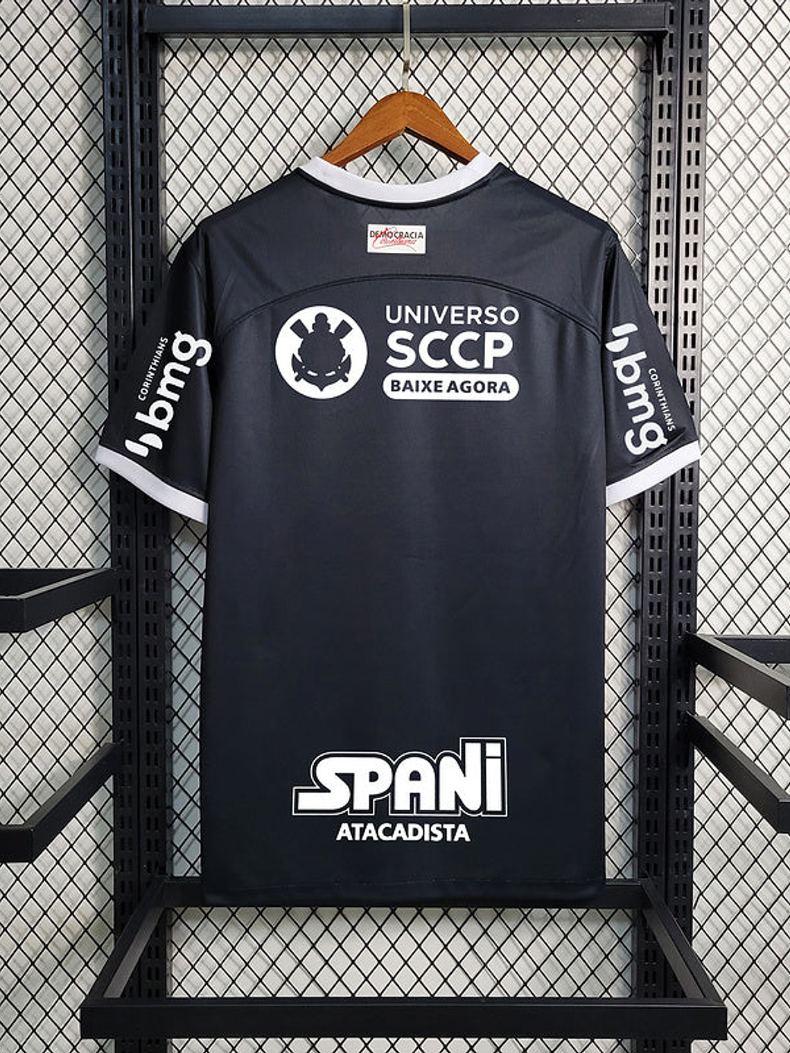 CAMISOLA DO CORINTHIANS 24/25 PRETO E BRANCO 2