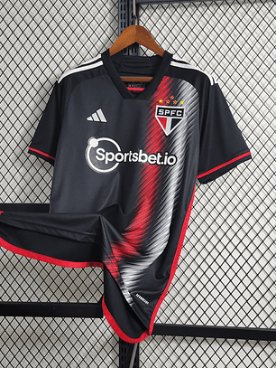 CAMISOLA DO SÃO PAULO 23/24 PRETO TREINO