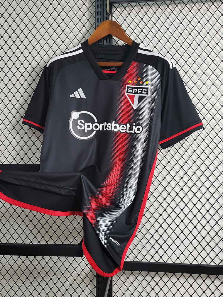 CAMISOLA DO SÃO PAULO 23/24 PRETO TREINO 1