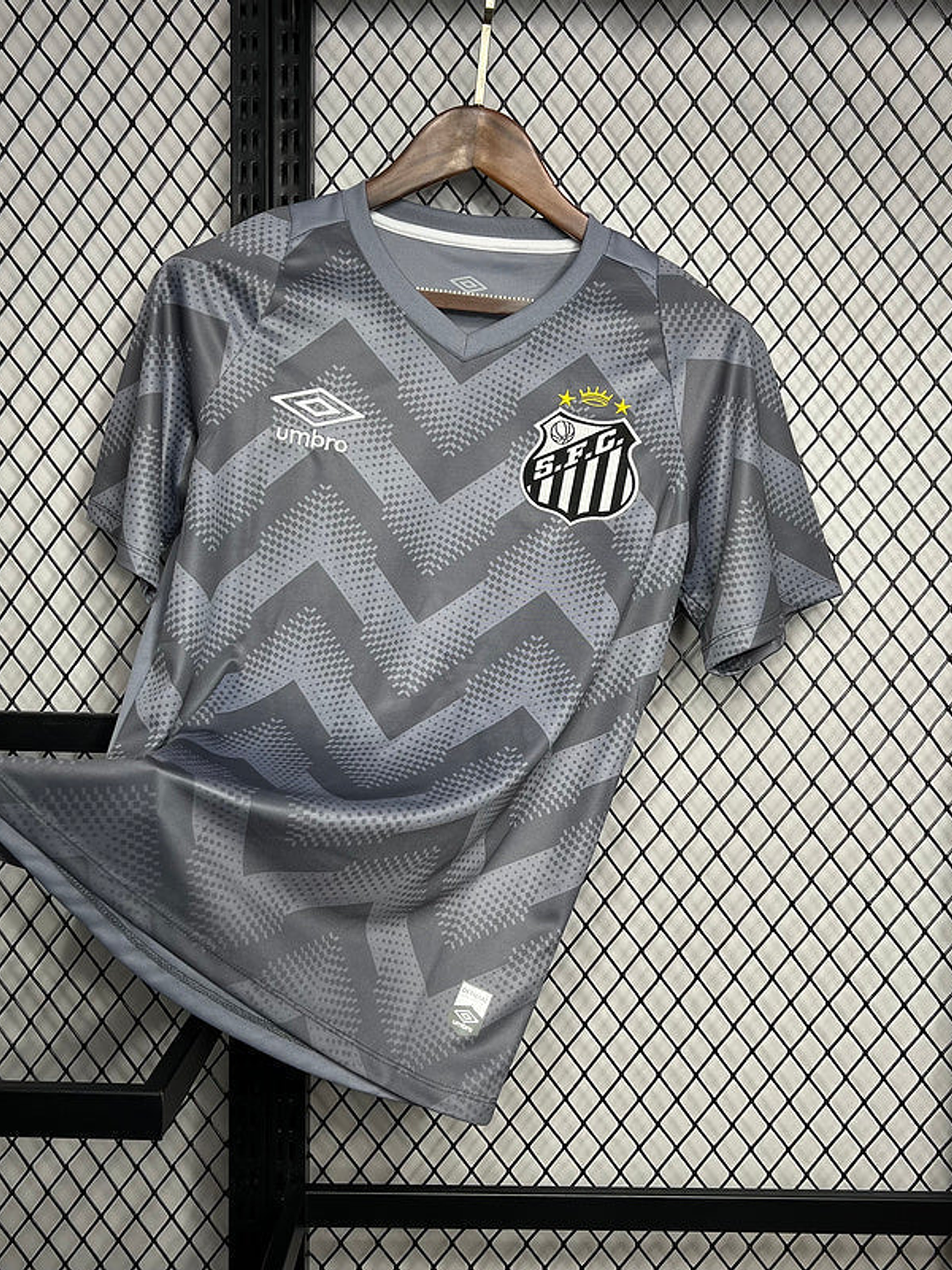 CAMISOLA DO SANTOS 24/25 CINZA TREINO 1