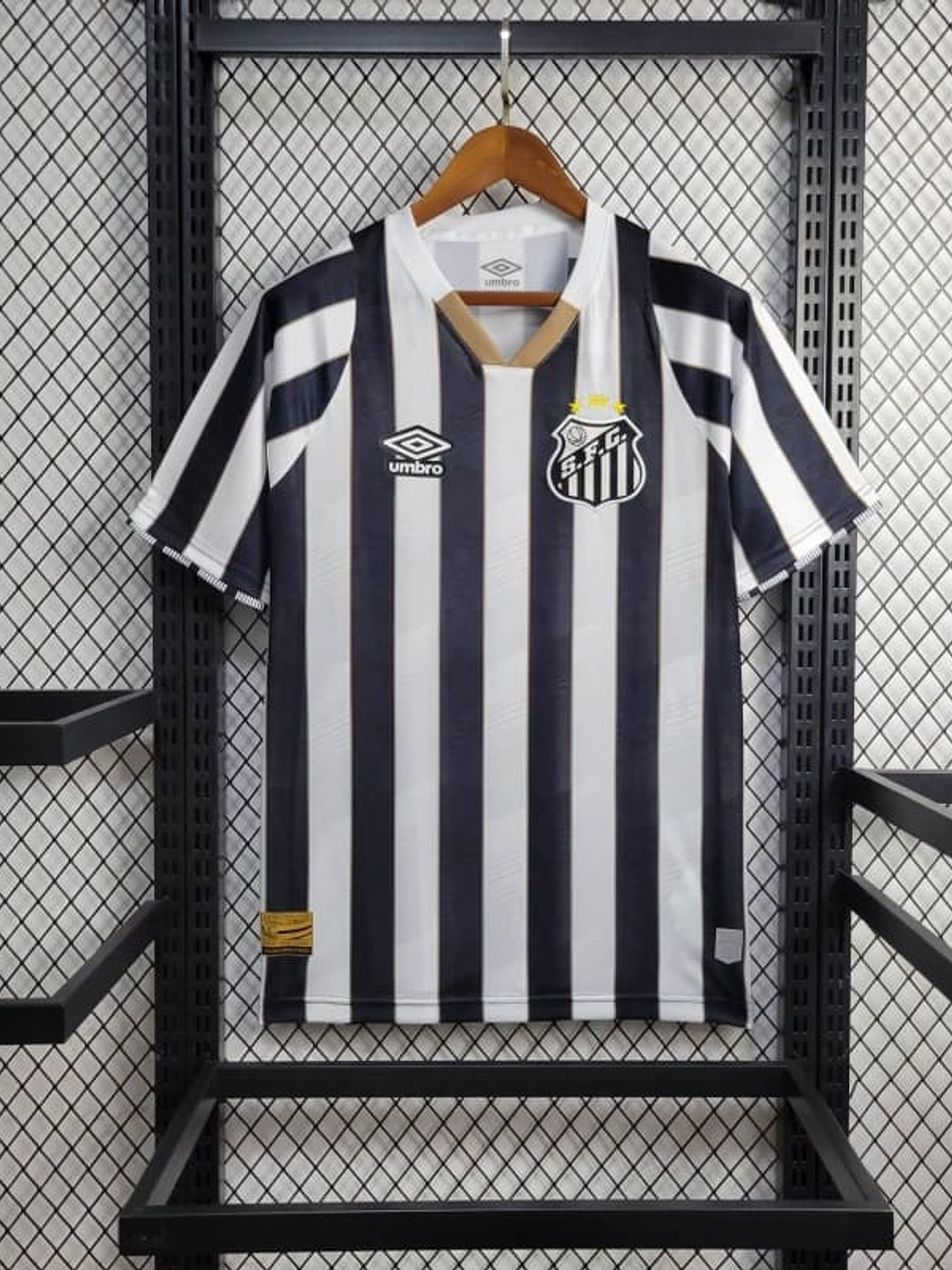 CAMISOLA DO SANTOS 24/25 BRANCO E PRETO 2