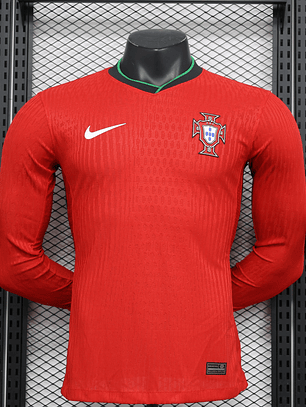 CAMISOLA MANGA LONGA DE PORTUGAL 24/25 VERMELHO