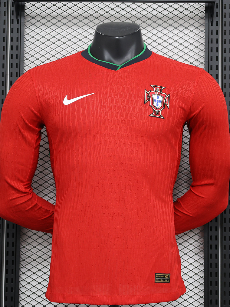 CAMISOLA MANGA LONGA DE PORTUGAL 24/25 VERMELHO 1