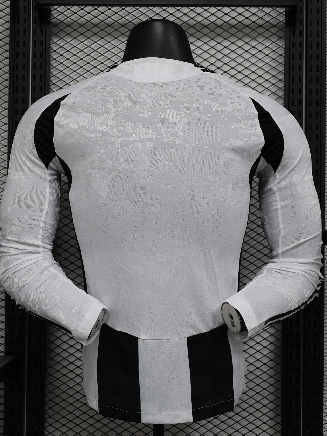 CAMISOLA MANGA LONGA DA JUVENTUS 24/25 BRANCO E PRETO 2