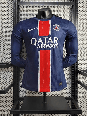CAMISOLA MANGA LONGA DO PSG 24/25 AZUL