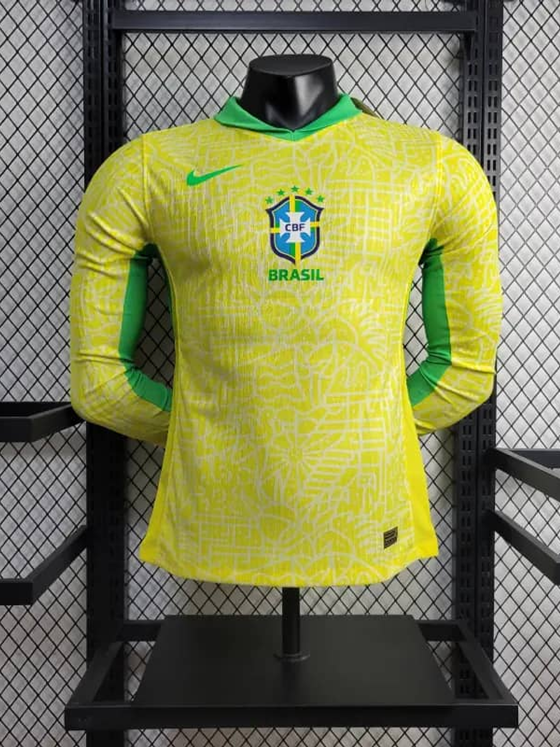 CAMISOLA MANGA LONGA DO BRASIL 24/25 AMARELO 1