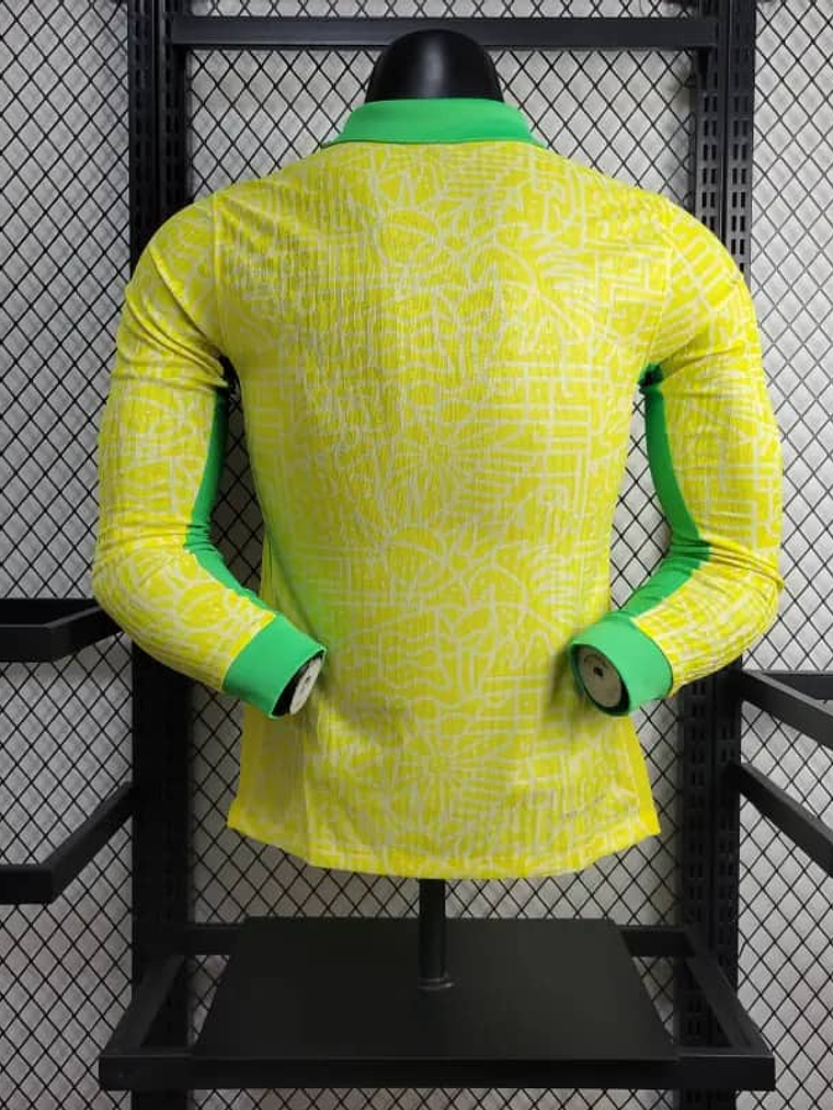 CAMISOLA MANGA LONGA DO BRASIL 24/25 AMARELO 2