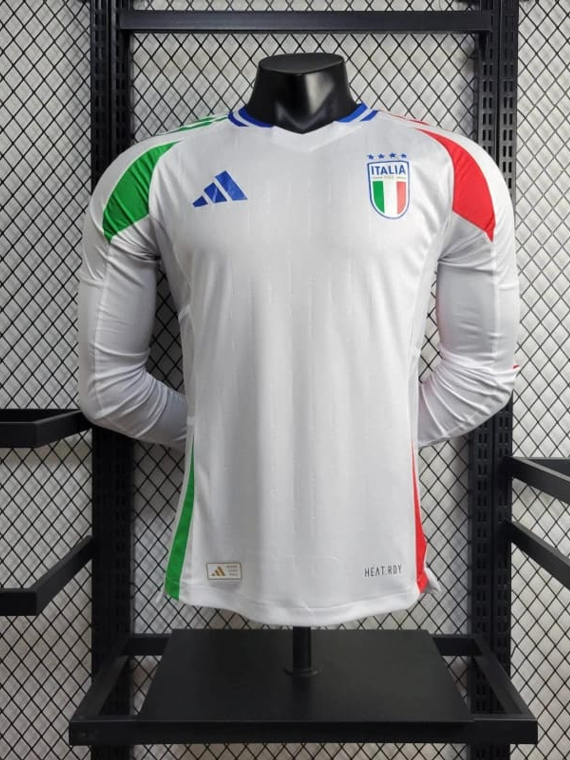 CAMISOLA MANGA LONGA DA ITALIA 24/25 BRANCO 1