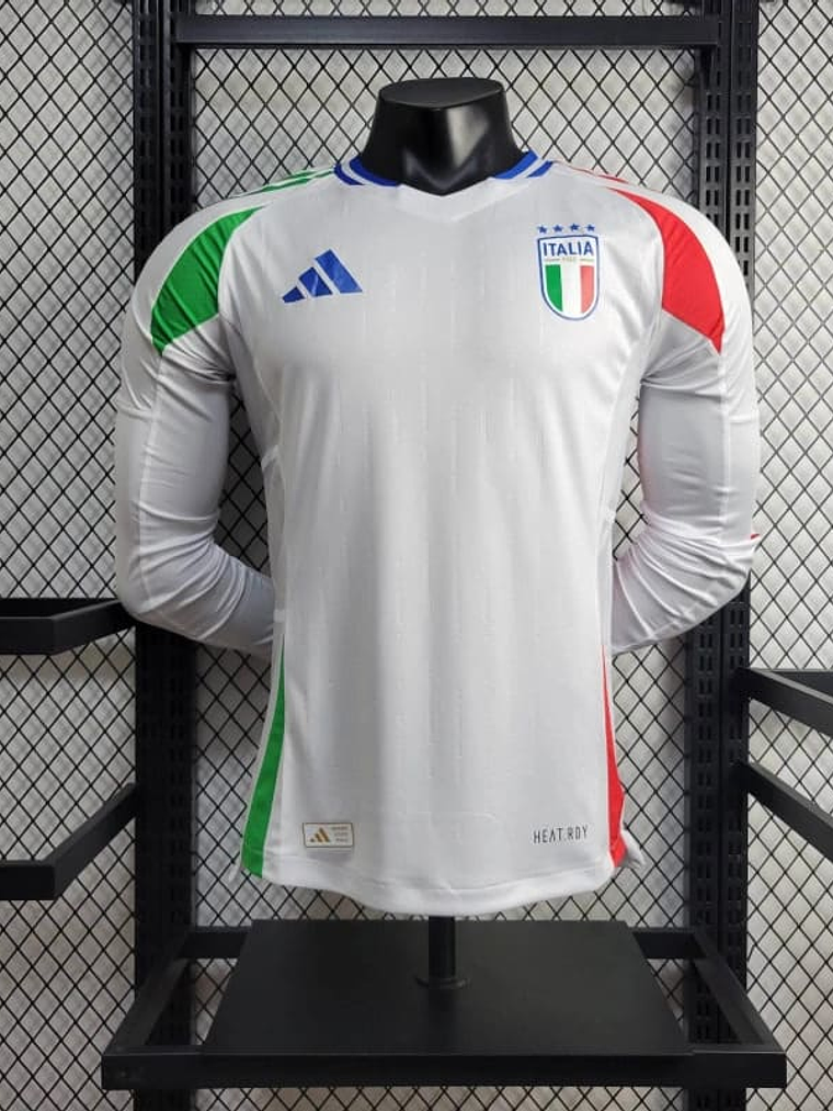 CAMISOLA MANGA LONGA DA ITALIA 24/25 BRANCO 1