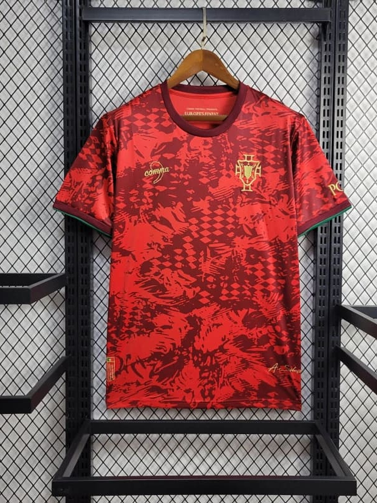 CAMISOLA DA SELEÇÃO DE PORTUGAL 24/25 VERMELHO EDIÇÃO ESPECIAL 2
