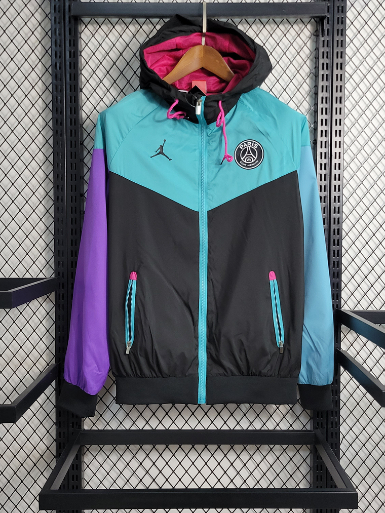 CORTA VENTO DO PARIS SAINT GERMAN AIR JORDAN BLACK 2