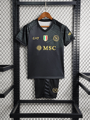 KIT INFANTIL DO NAPOLI 23/24 BLACK
