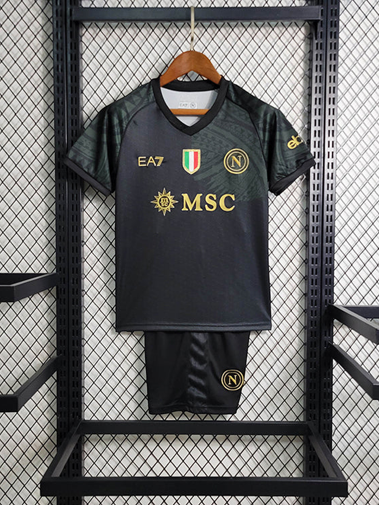 KIT INFANTIL DO NAPOLI 23/24 BLACK 1