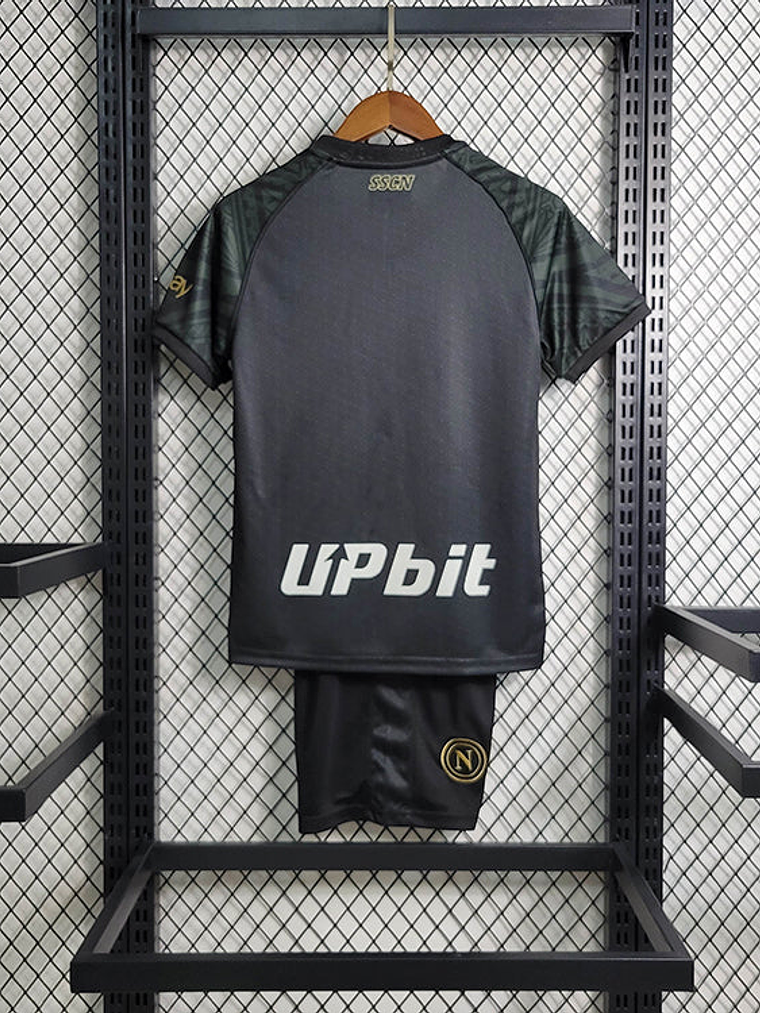 KIT INFANTIL DO NAPOLI 23/24 BLACK 4