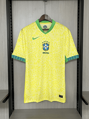 CAMISOLA DA SELEÇÃO DO BRASIL 24/25 AMARELO
