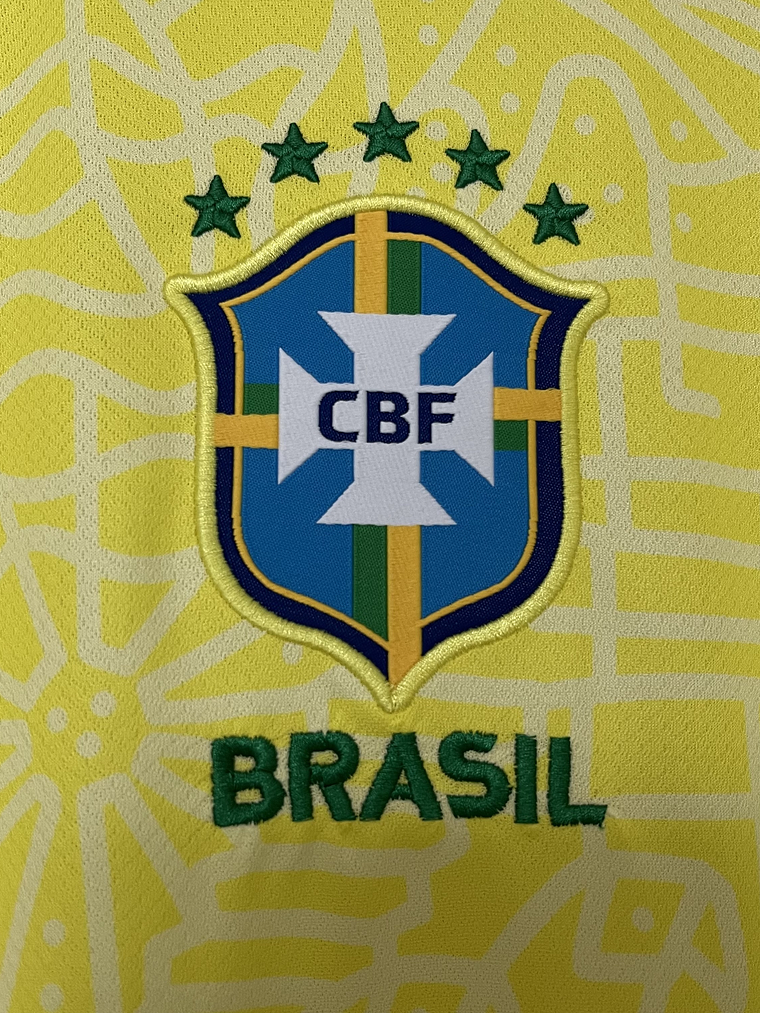 CAMISOLA DA SELEÇÃO DO BRASIL 24/25 AMARELO 2