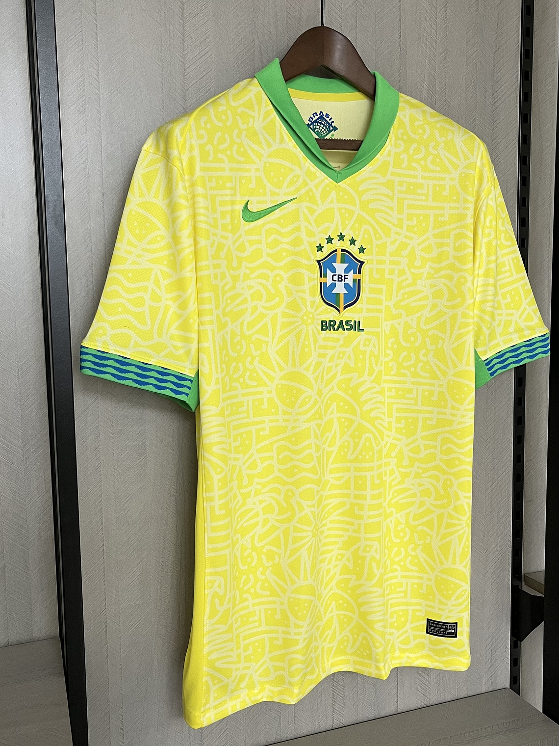 CAMISOLA DA SELEÇÃO DO BRASIL 24/25 AMARELO 5