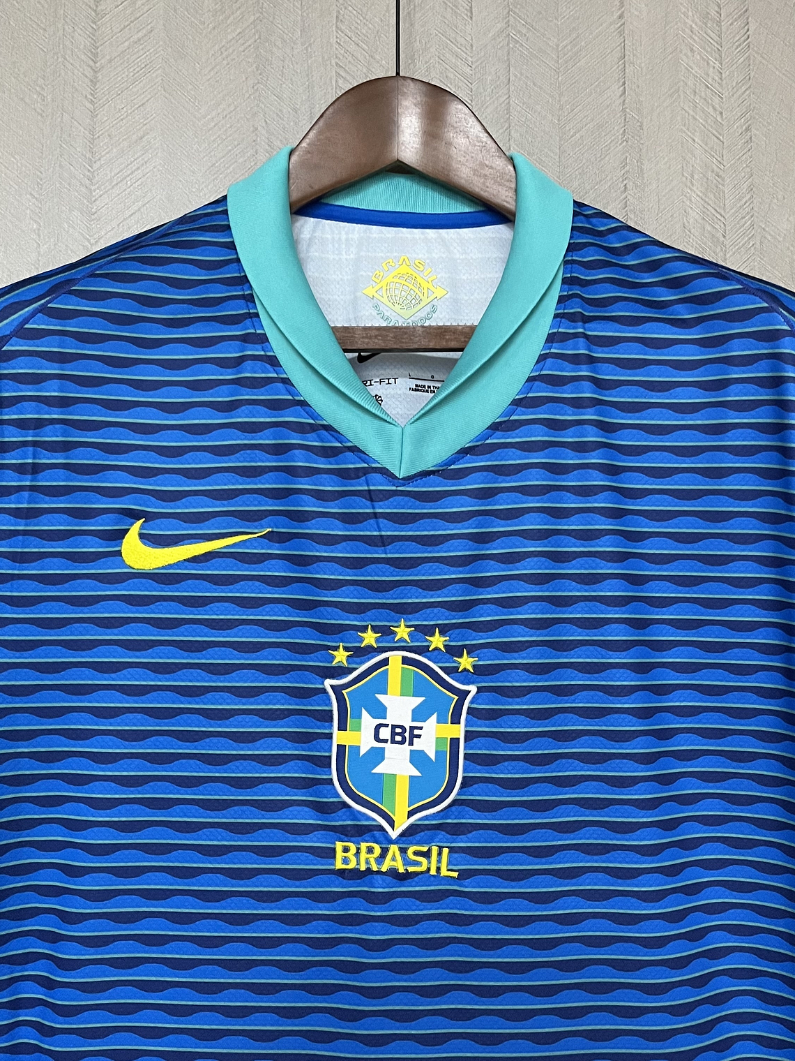 CAMISOLA DA SELEÇÃO DO BRASIL 24/25 AZUL 2